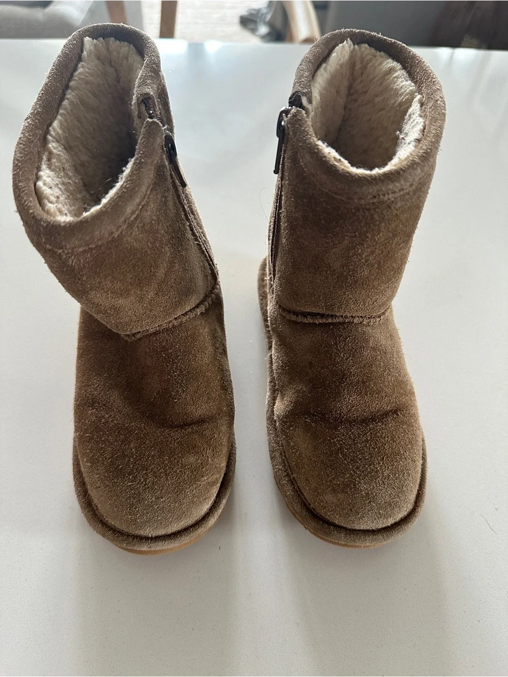 Bear Paw Kids' Elle Zip Short Water Resistant Boot Toddler/Little Kid “Ugg”